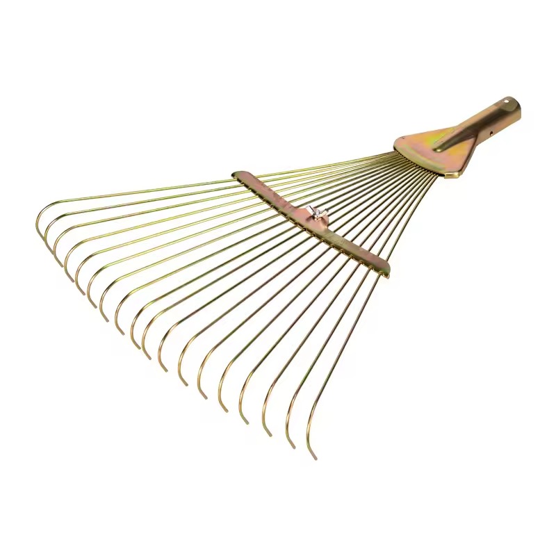 18-Tine Hand Harrow Rake for Garden & Lawn
