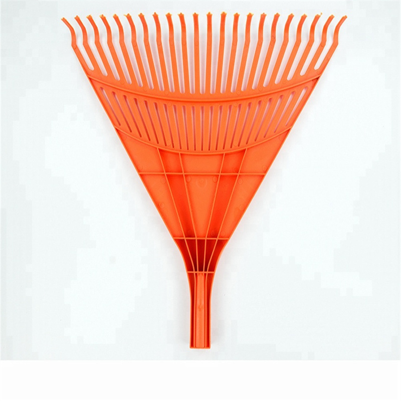 22-Tine Plastic Leaf Rake  Lightweight Garden Rake with WoodSteel Handle (7)