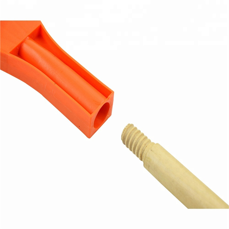 22-Tine Plastic Leaf Rake  Lightweight Garden Rake with WoodSteel Handle (8)