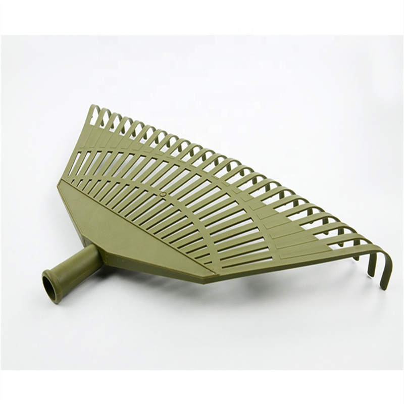 23 Plastic Leaf Rake  Lightweight PP Plastic Lawn Rake with WoodSteel Handle (3)