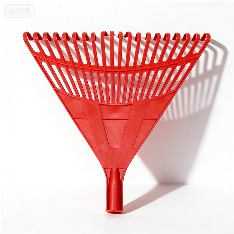 22-Teeth PP Plastic Leaf Rake – Green, FSC Wood Handle, Custom Colors & Logo  20+ Year Garden Tool Manufacturer