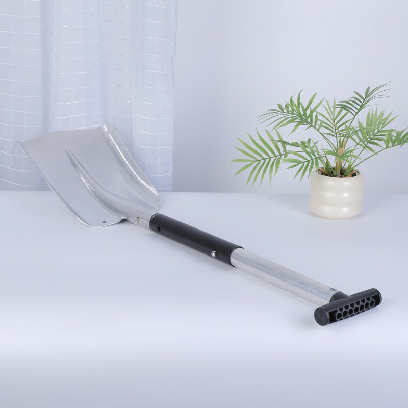 Car Snow Shovel with Detachable Handle  Aluminum Alloy for Emergency & Ice (10)