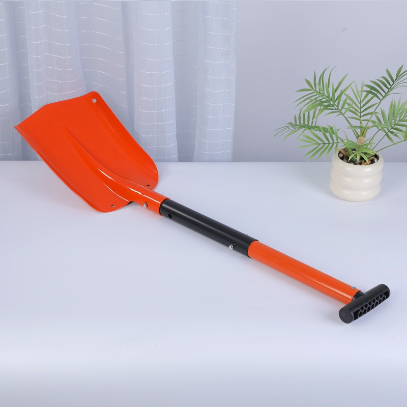 Car Snow Shovel with Detachable Handle  Aluminum Alloy for Emergency & Ice (6)