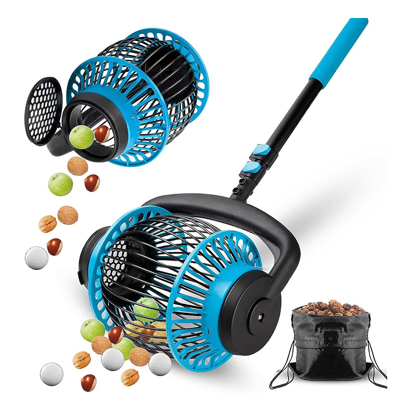 Foldable Fruit Picker & Golf Ball Collector  Multi-Use Ground Gatherer Tool (3)