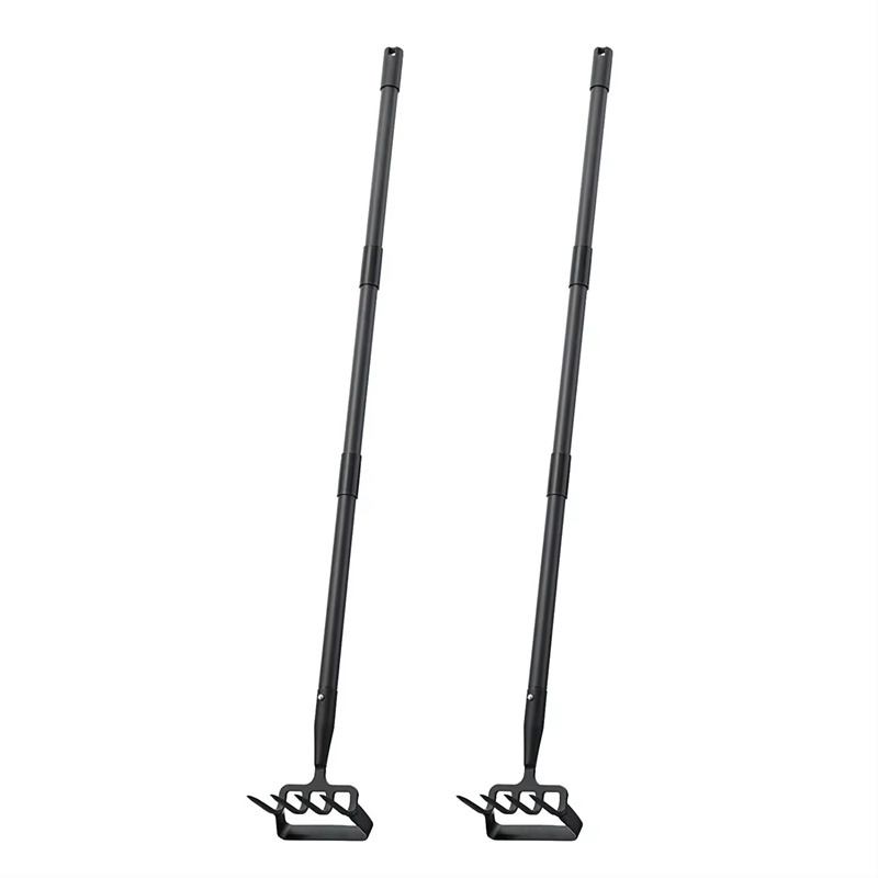Stirrup Action Hoe & Cultivator - Dual-Purpose 65Mn Steel Tool for Efficient Weeding & Soil Prep (3)